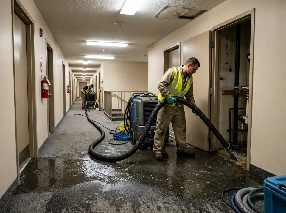 multi-unit-apartment-hallway-f-005 — frequently asked questions, Emergency Burst Pipe Water Extraction & Removal in Harriman…